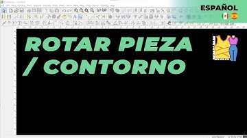 Español - Rotate Piece / Contour | TUKAdesign Video Help | CAD Pattern Making Software | Spanish