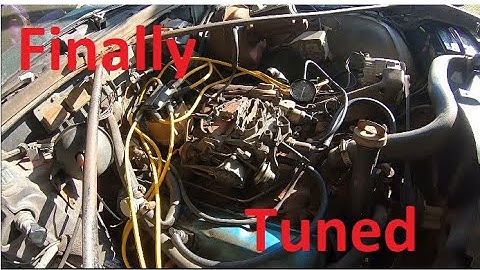 Tuning Rochester Quadrajet finally.