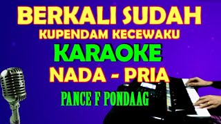 Kerinduan Meriam Bellina - Karaoke Nada Pria , HD | Tembang Kenangan