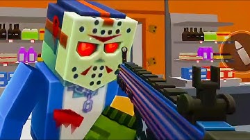 Pixel Combat Zombie Strike - Storm Weapon Skin Full Unlocked - Android Gameplay Walkthrough Part 99