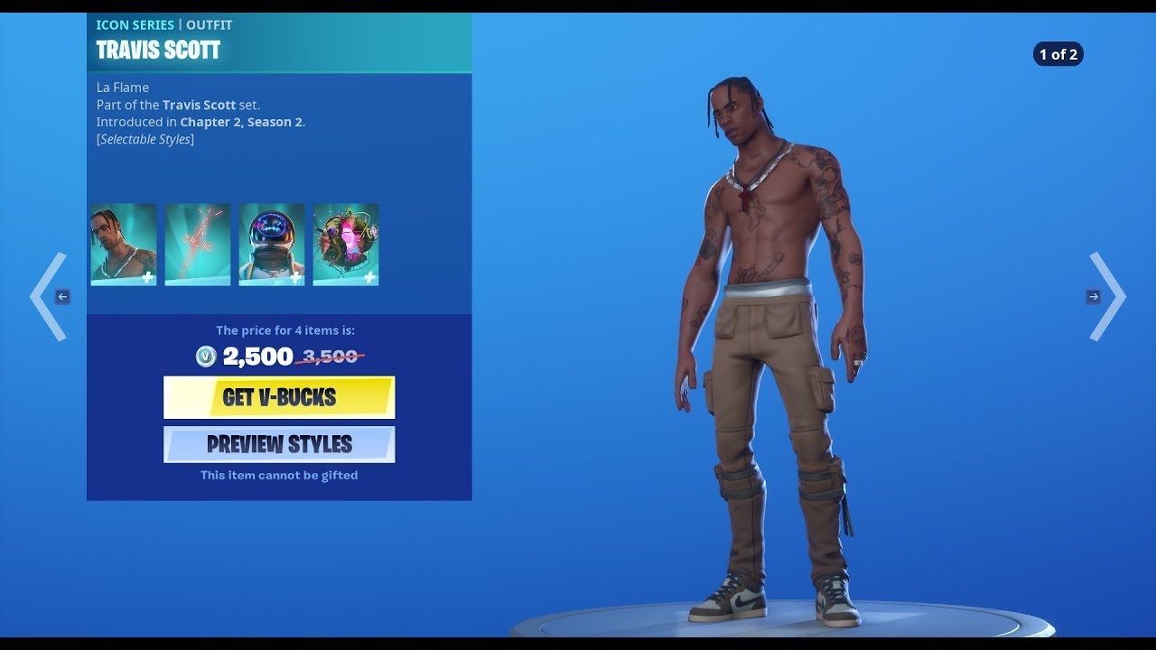 ha vuelto travis scott a fortnite YouTube