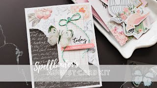 August Card Kit from Spellbinders | Butterfly Sparkle
