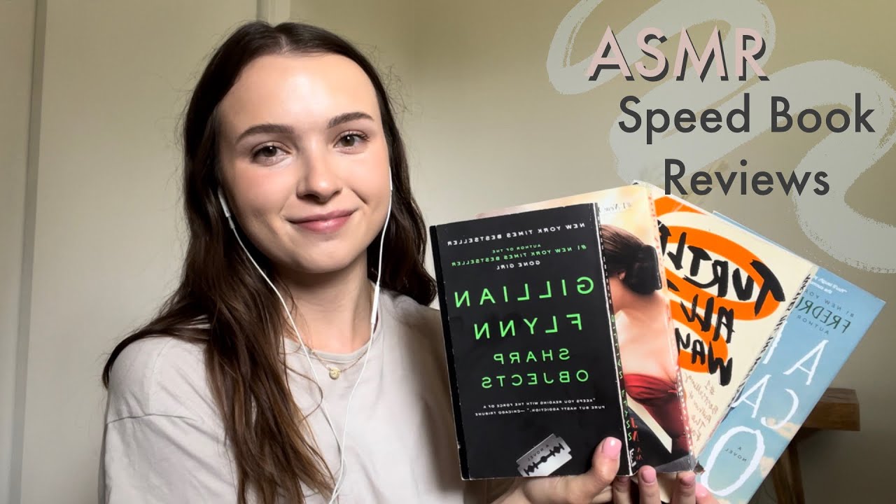 ASMR Speed Book Reviews 📚 (Lo-Fi, whispers) - YouTube