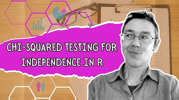 Chi-Squared Testing for Independence in R