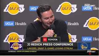 JJ Redick on LeBron James’ performance in the win over the Warriors: “He’s the team...