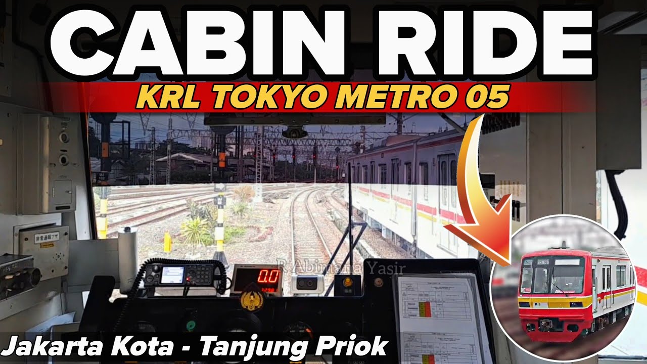 CABIN RIDE | Jakarta kota - Tanjung Priuk. KRL Tokyo Metro 05