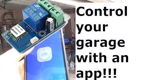 How to Use a WIFI Inching Relay (Garage Door Project) (Icstation)