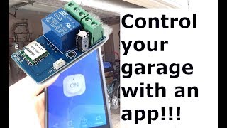 How to Use a WIFI Inching Relay (Garage Door Project) (Icstation)