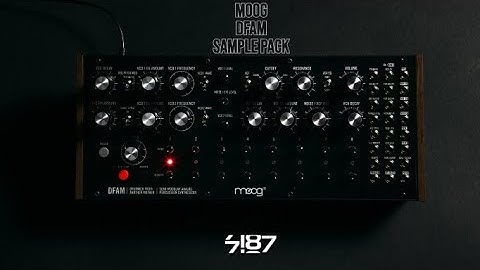Moog DFAM Sample Pack