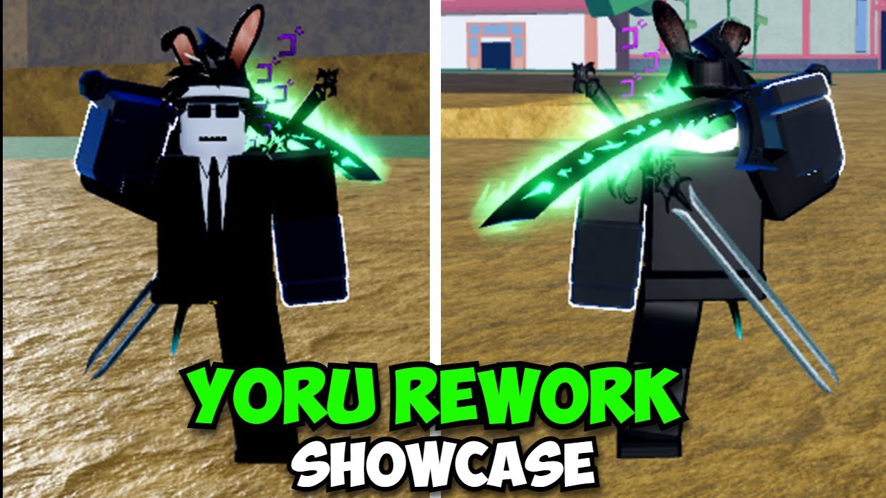 Yoru Rework Showcase  Blox Fruit (Update 17) 