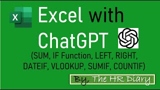EXCEL with ChatGPT