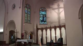 St. Mary's Catholic Mass 5th Sunday in Lent. Fr. John presiding assisted by Deacon Duncan