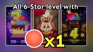 INSANE CONSISTENCY | I bet ALL 6star Levels with 1 Ball w/ handcam