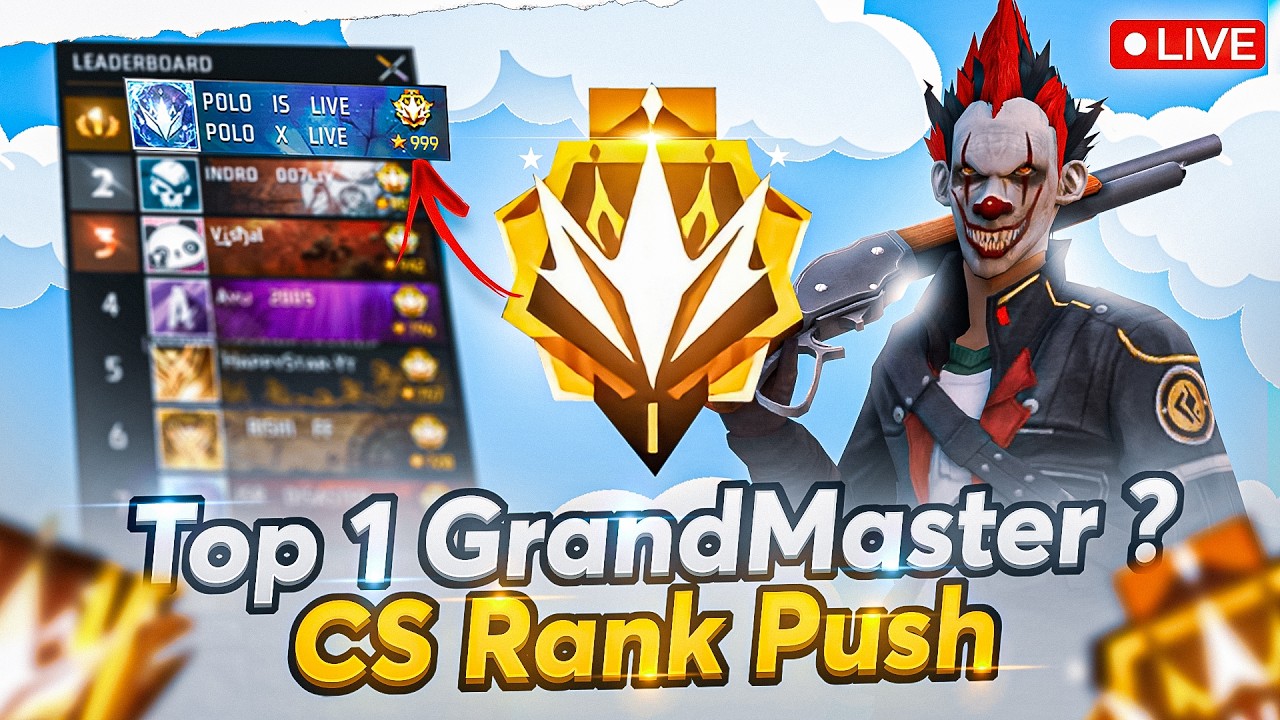 NEW SEASON CSR 😎 PUSH TO TOP 1 GRANDMASTER 😎👽 #classyfreefire # ...