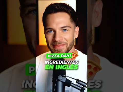 Ingredientes de una pizza en inglés 🍕⁣