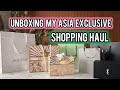 WAIT UNTIL YOU SEE THE BAG😍🥹: Unboxing my Asia exclusive shopping haul (Dior, YSL, Prada &amp; more!)