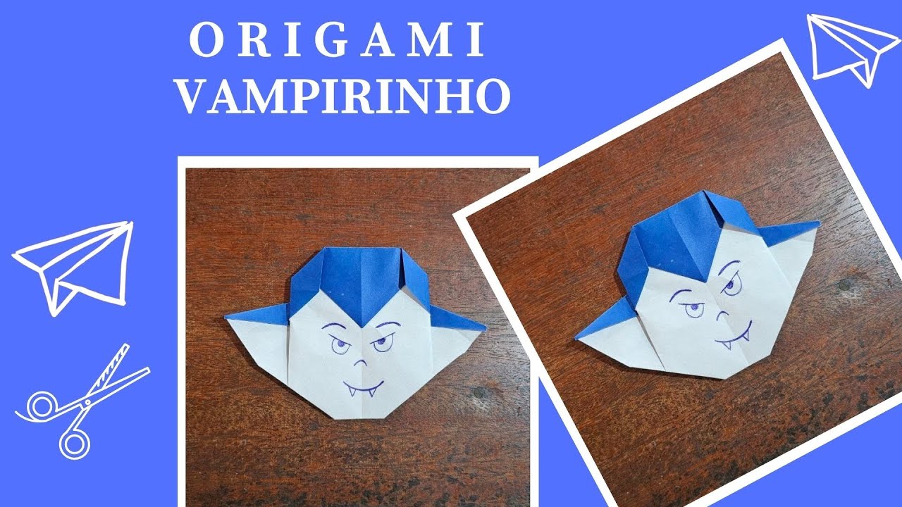 HALLOWEEN | ORIGAMI VAMPIRINHO | DECORAÇÃO