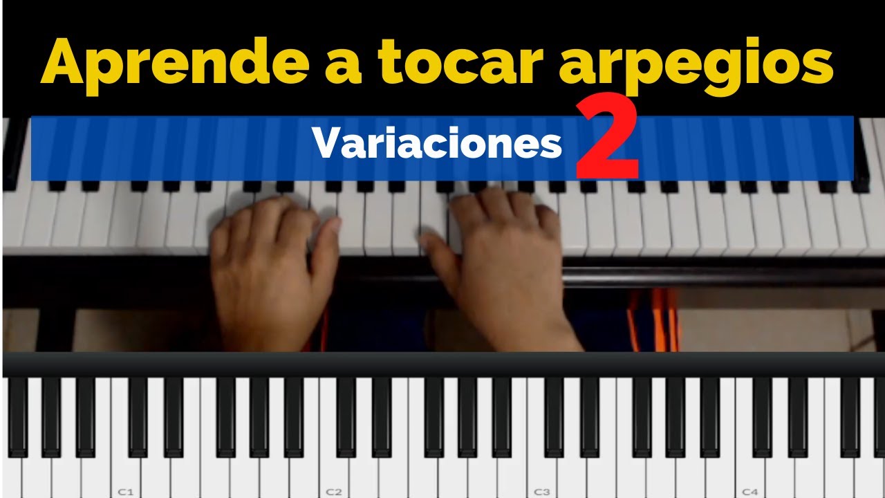 Como tocar arpegios en el teclado o piano. video 2 - YouTube
