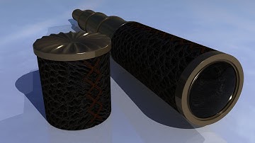 Maya tutorial : How to model a Vintage telescope