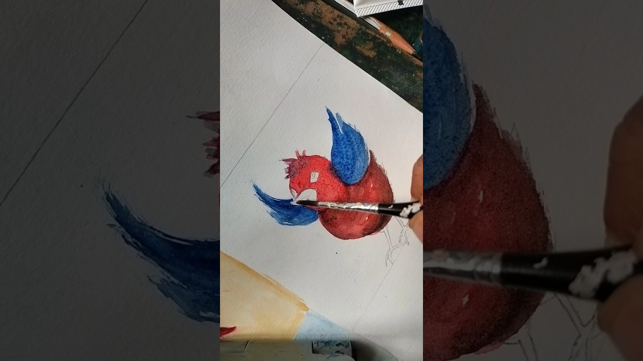 watercolour painting video 