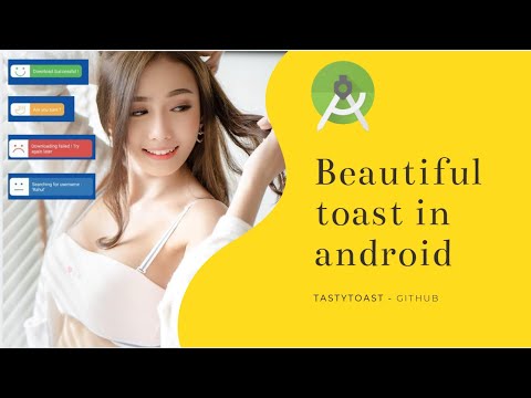 How to display Toast Beautiful in Android Studio ?