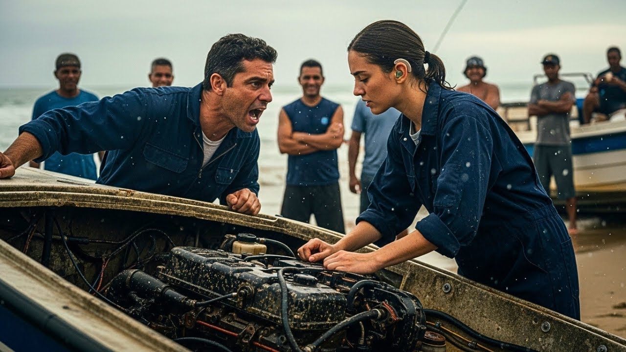 A MECÂNICA SURDA FOI CHAMADA DE LOUCA AO TENTAR REVIVER A LANCHA QUE O MAR ENGOLIU — ATÉ QUE ELA..