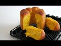 かぼちゃたっぷり♡ふわふわかぼちゃパン | Soft and Fluffy  Kabocha Squash Bread