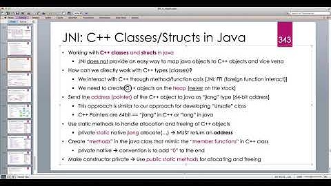 Java Native Interface (JNI) in depth -- Part 52: C++ Classes and Structs in Java