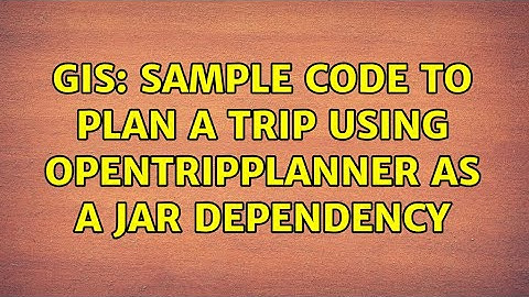 GIS: Sample code to plan a trip using OpenTripPlanner as a jar dependency