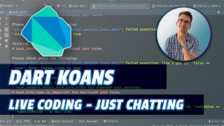 Dart Live Coding 💻 with Max - Dart Koans - Just Chatting