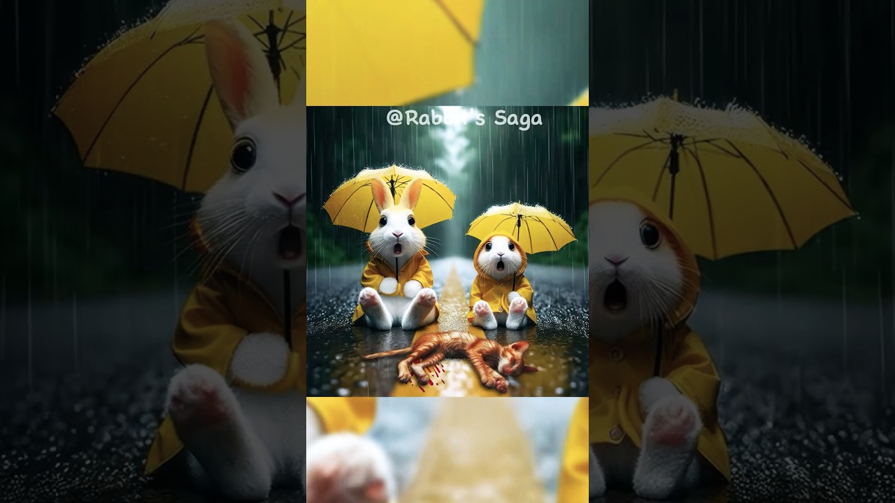 🐰 The Bunny Who Saved a Cat 🐱, and the Cat Who Returned the Favor 🌟 