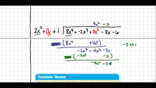 FST 7-3 Division and the Remainder Theorem