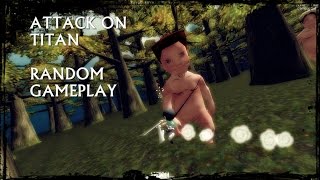 Attack On Titan tribute game - Random gameplay (1600 dmg)