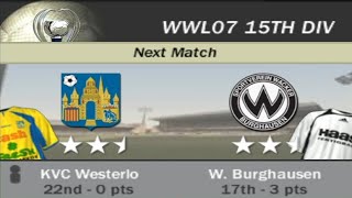 FIFA 07 | WWL 07 15th Division Week 3 Match 4 - KVC Westerlo vs W. Burghausen [AI vs AI]
