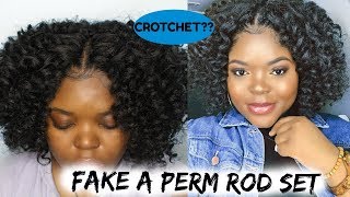 THE MOST NATURAL LOOKING CROTCHET ON TWA | FREETRESS FLUFFY WAND CURL