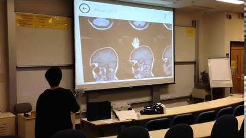 A picture browser controlled by Kinect