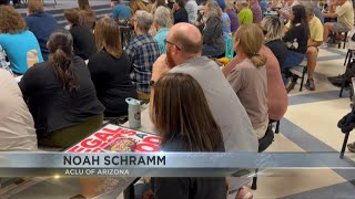 Many residents gathered to discuss potential ICE facility in Marana