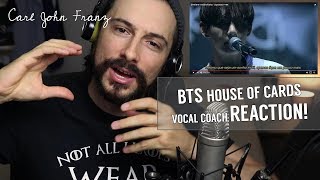 Vocal Coach REACTS, BTS House Of Cards LIVE!