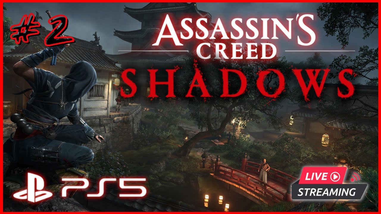 LIVE: Assassins Creed Shadows. Second stream, at least now I know how to play it!