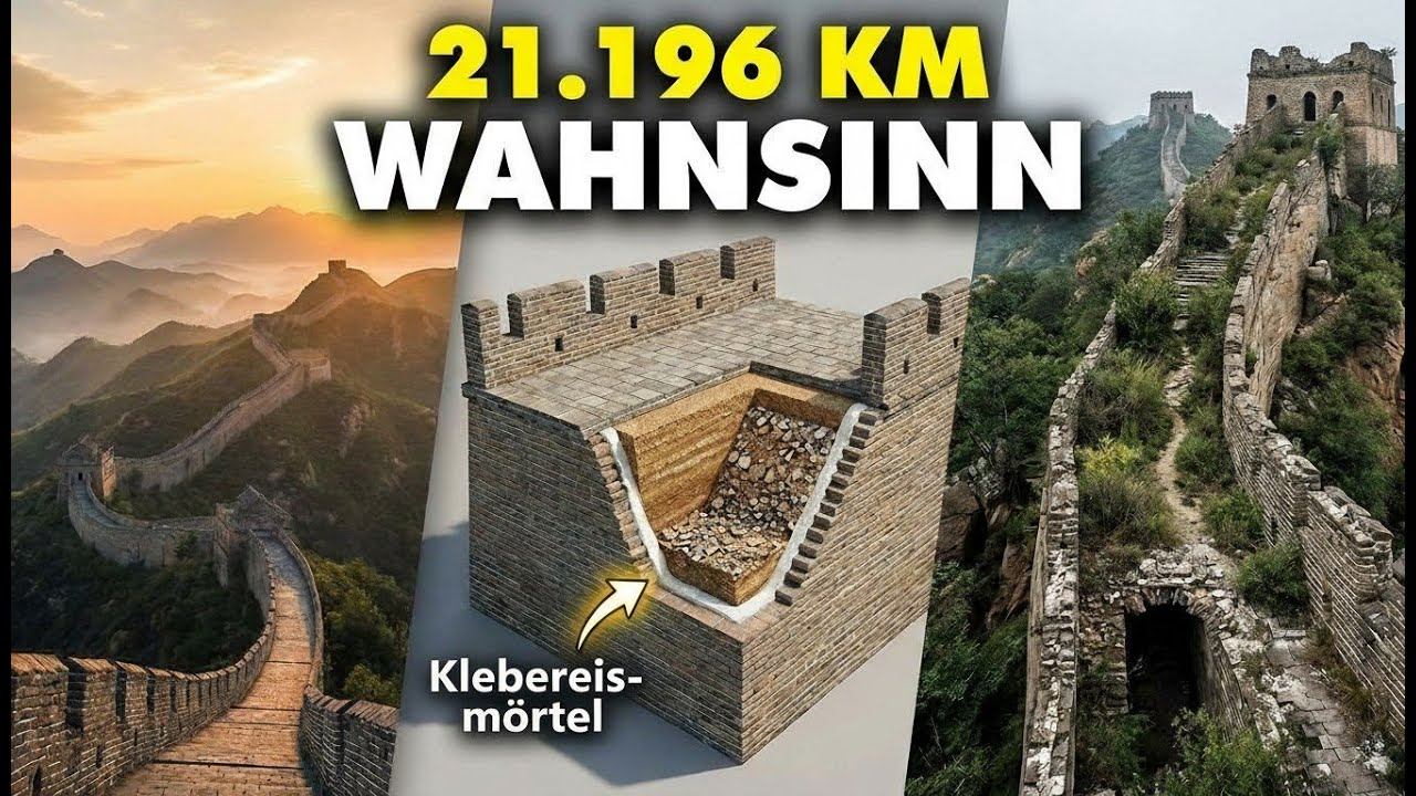 Klebereisputz statt Zement? 21.196 km Wahnsinn der Chinesischen Mauer