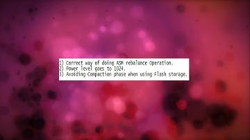 Correct way to do ASM Rebalance operation.