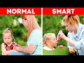 NORMAL PARENTS vs SMART PARENTS || Hacks, Tricks and Gadgets