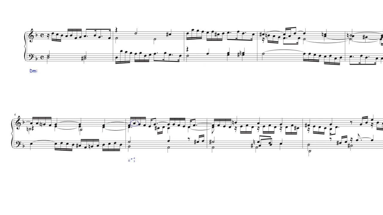 Compare Your Analysis: Non-Harmony Note Usage in a Prelude (BWV 940) by J. S. Bach