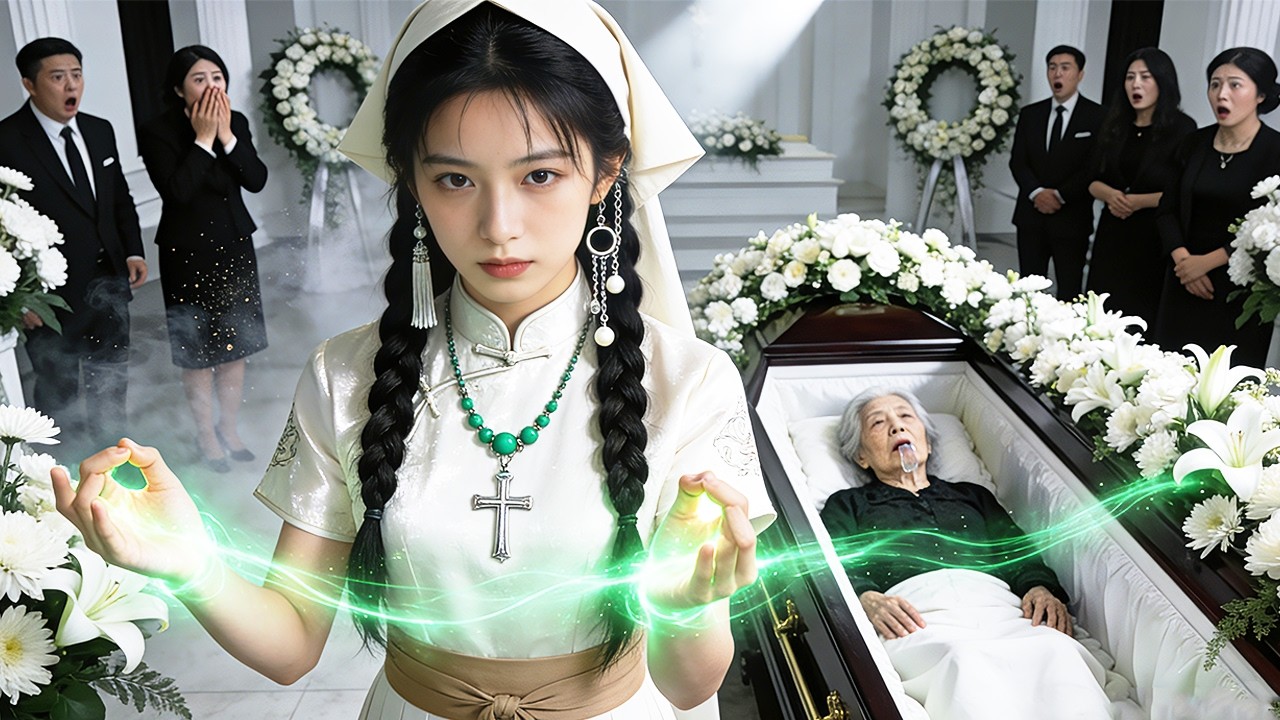 玄学少女参加葬礼，随手一抬，棺材里的人竟坐起来要水喝！全场傻眼，富豪哭着认她当亲闺女，还说要把儿子嫁给她！#女频#甜宠#复仇#奇幻