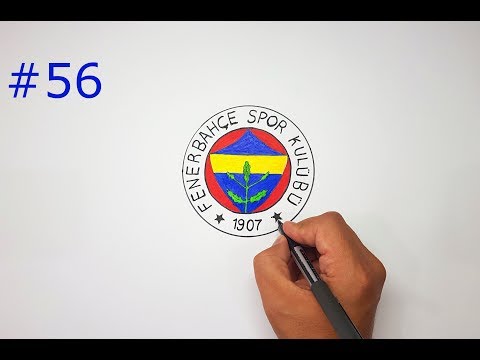 FENERBAHÇE (FB) LOGO ÇİZİMİ NASIL YAPILIR (FB LOGO DRAWİNG) #56