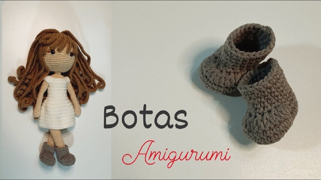 BOTAS DA BONECA MELISSA - Amigurumi