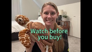 Loogerhead Sea Turtle Stuffed Animal Review | Unique Animal Plush | The Petting Zoo Plush