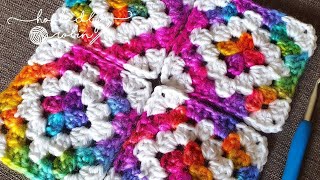 Create an AMAZING Granny Square with JUST 2 COLOURS! 😱