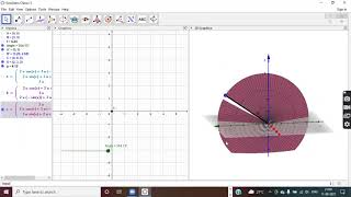 #GeoGebra 3D_ZoomRecording Part-2. Rotations and Surface of Revolutions #SatvinderSingh#Geogebra.