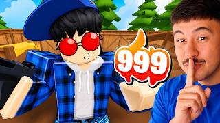 PRETENDING TO BE A FAKE NOOB IN ROBLOX RIVALS!